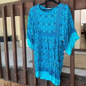 Boho mini dress flowing and comfortable